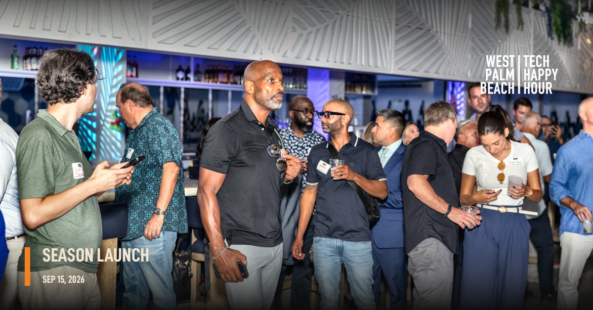 Attendees gathered near the bar